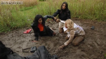 A Lesbian Masterpiece - "Rumble In The Dirt" - It's A Party Of 5: Just A Fine Mess With Pussy & Ass ... Dirty Divas ... Screencap 36 on sinx.preview.netperv.com