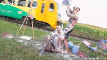 Outdoor Painting Session Turns Messy Quick Screencap 74 on sinx.preview.netperv.com