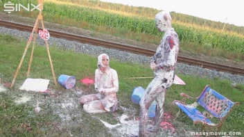 Outdoor Painting Session Turns Messy Quick Screencap 76 on sinx.preview.netperv.com