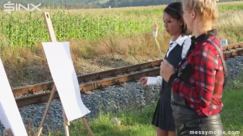 Outdoor Painting Session Turns Messy Quick Screencap 9 on sinx.preview.netperv.com