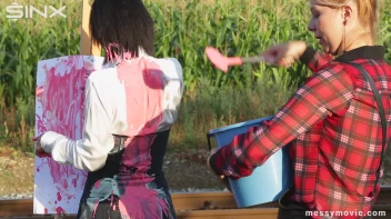 Outdoor Painting Session Turns Messy Quick Screencap 19 on sinx.preview.netperv.com