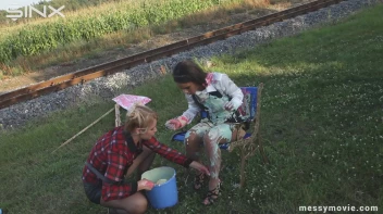 Outdoor Painting Session Turns Messy Quick Screencap 26 on sinx.preview.netperv.com