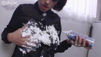 Cutie Covers Herself In Cream Before Showering Screencap 18 on sinx.preview.netperv.com