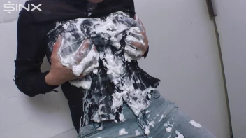 Cutie Covers Herself In Cream Before Showering Screencap 23 on sinx.preview.netperv.com