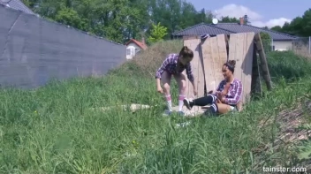 Matching Plaid Babes Take a Lusty Lesbo Break! Screencap 7 on sinx.preview.netperv.com