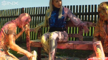 Babes Painting Project Gets Messy Screencap 24 on sinx.preview.netperv.com