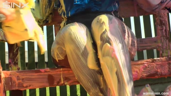 Babes Painting Project Gets Messy Screencap 25 on sinx.preview.netperv.com