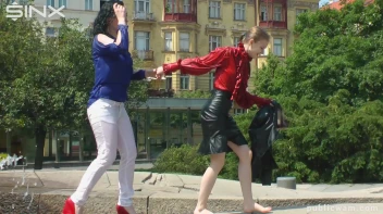 Fountain Fun, Two Cuties Getting Wet And Messy Screencap 30 on sinx.preview.netperv.com