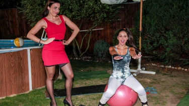 Latest deal - Fully Clothed Aqua Aerobics Induction For Business Babe!