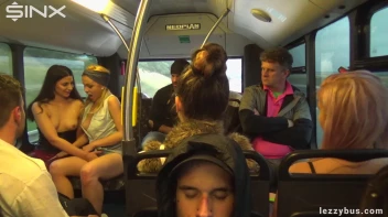 Tattooed Lesbians Fingering Fun On The Bus Screencap 17 on sinx.preview.netperv.com