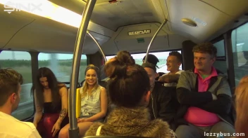 Tattooed Lesbians Fingering Fun On The Bus Screencap 53 on sinx.preview.netperv.com