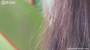 Sexy brunette gets her hair brushed to perfection Screencap 58 on sinx.preview.netperv.com