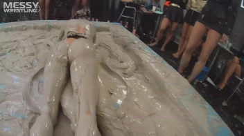 Messy Wrestling: Lost Footage Found! Leathered Up Mad Mud Throw-down! ! Action Cam Footage! Screencap 23 on sinx.preview.netperv.com