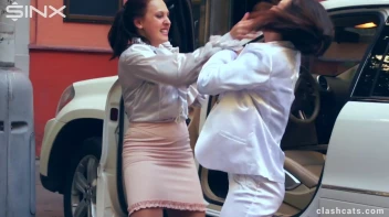 Public Clothes Ripping For Brunette Twins Screencap 17 on sinx.preview.netperv.com