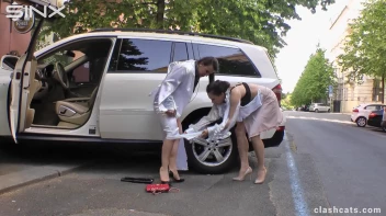 Public Clothes Ripping For Brunette Twins Screencap 39 on sinx.preview.netperv.com