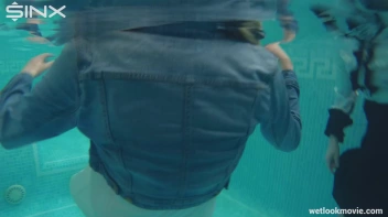 Clothed Lesbian Friends Jump Into Pool Together Screencap 39 on sinx.preview.netperv.com