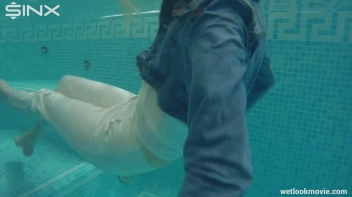 Clothed Lesbian Friends Jump Into Pool Together Screencap 42 on sinx.preview.netperv.com