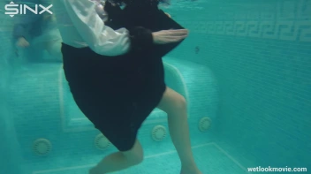 Clothed Lesbian Friends Jump Into Pool Together Screencap 48 on sinx.preview.netperv.com