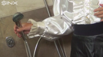 Fully Dressed Shower Leaves Brunette Drenched Screencap 4 on sinx.preview.netperv.com