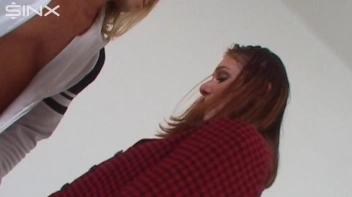 Clothed Girl Sucks Stud's Hard Cock Screencap 2 on sinx.preview.netperv.com