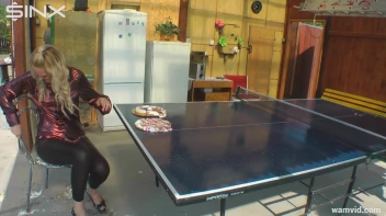 Cute blonde gets messy with pies Screencap 10 on sinx.preview.netperv.com