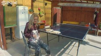 Cute blonde gets messy with pies Screencap 27 on sinx.preview.netperv.com