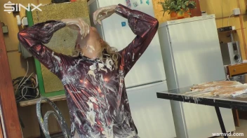 Cute blonde gets messy with pies Screencap 29 on sinx.preview.netperv.com