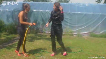 Milk Covered Cuties Shower Each Other Off Screencap 16 on sinx.preview.netperv.com