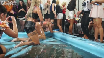 Messy Wrestling: Battle Of The Tattoos, Big Tits, And All Around Freaky Chicks! Screencap 39 on sinx.preview.netperv.com