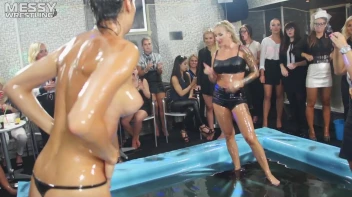 Messy Wrestling: Battle Of The Tattoos, Big Tits, And All Around Freaky Chicks! Screencap 41 on sinx.preview.netperv.com