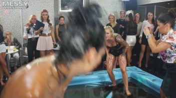 Messy Wrestling: Battle Of The Tattoos, Big Tits, And All Around Freaky Chicks! Screencap 42 on sinx.preview.netperv.com
