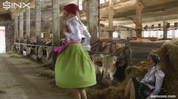 Sexy milkmaids get messy with cream and eggs - Cam 2 Screencap 16 on sinx.preview.netperv.com