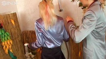 Pretty Blonde Is Soaked While Getting Hair Washed Screencap 7 on sinx.preview.netperv.com
