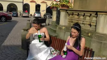 Wedding Day Wet-Down Around Town Screencap 8 on sinx.preview.netperv.com