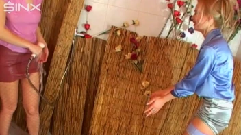 Gorgeous Girls Drench Each Other With Water Screencap 5 on sinx.preview.netperv.com