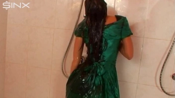 Sexy Babe In Satin Drenches Herself In Oil Screencap 62 on sinx.preview.netperv.com
