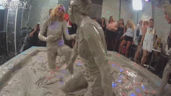 Messy Wrestling: Blonde vs. Redhead Free For All! Which One Will Settle The Slop Score Once & For All!? Screencap 12 on sinx.preview.netperv.com