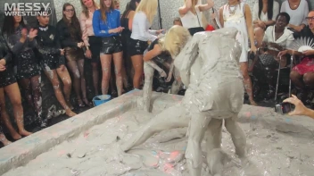Messy Wrestling: Blonde vs. Redhead Free For All! Which One Will Settle The Slop Score Once & For All!? Screencap 23 on sinx.preview.netperv.com