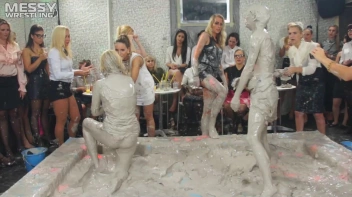 Messy Wrestling: Blonde vs. Redhead Free For All! Which One Will Settle The Slop Score Once & For All!? Screencap 26 on sinx.preview.netperv.com