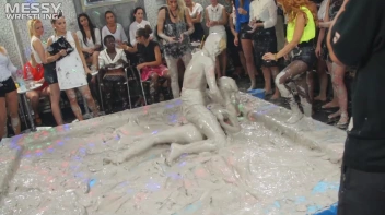 Messy Wrestling: Blonde vs. Redhead Free For All! Which One Will Settle The Slop Score Once & For All!? Screencap 57 on sinx.preview.netperv.com