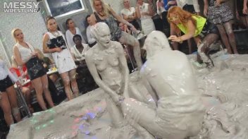 Messy Wrestling: Blonde vs. Redhead Free For All! Which One Will Settle The Slop Score Once & For All!? Screencap 62 on sinx.preview.netperv.com