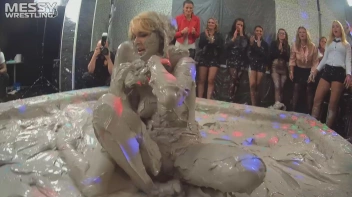 Messy Wrestling: Blonde vs. Redhead Free For All! Which One Will Settle The Slop Score Once & For All!? Screencap 64 on sinx.preview.netperv.com