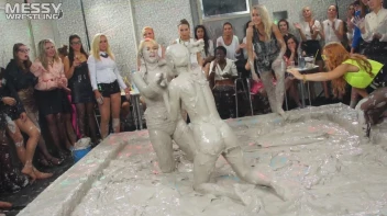 Messy Wrestling: Blonde vs. Redhead Free For All! Which One Will Settle The Slop Score Once & For All!? Screencap 71 on sinx.preview.netperv.com