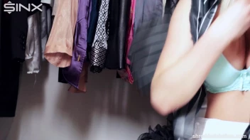 Blonde's Big Tits Burst Out Of Shredded Shirt - Cam 2 Screencap 32 on sinx.preview.netperv.com