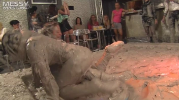 Muddy Wrestling: Busty Satin, Leather/Denim & Casual Slam - 3 Amateur Battles - Audience vs Audience Screencap 89 on sinx.preview.netperv.com
