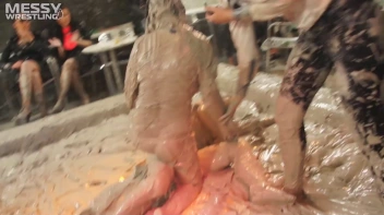 Muddy Wrestling: Busty Satin, Leather/Denim & Casual Slam - 3 Amateur Battles - Audience vs Audience Screencap 94 on sinx.preview.netperv.com