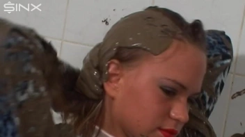 Mud Covered Hottie Rinses Off In Shower Screencap 18 on sinx.preview.netperv.com
