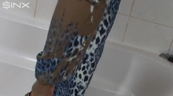 Mud Covered Hottie Rinses Off In Shower Screencap 2 on sinx.preview.netperv.com