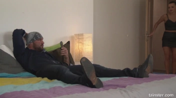 Leaving Some Spunk and Piss On A Leather Lady! Screencap 1 on sinx.preview.netperv.com