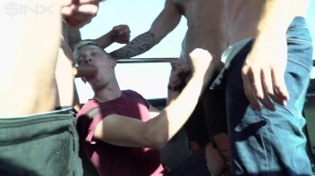 Blonde Twink Enjoys Gay Orgy On A Voyeuristic Bus Screencap 17 on sinx.preview.netperv.com